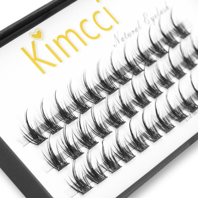Kimcci Faux Nerz Wimpern, 36 Bündel, Black, Natürlich, Unisex - Bild 1