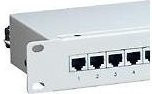Digital Data Communications Equip Patch Panel, 24 Ports, RAL 7035 Grau, 1U - Bild 1