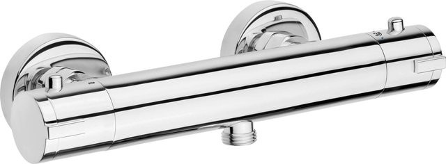 baliv Thermostat-Duscharmatur DU-2010 mit Einhebelmischer und Safety-Stop in Chrom - Bild 1