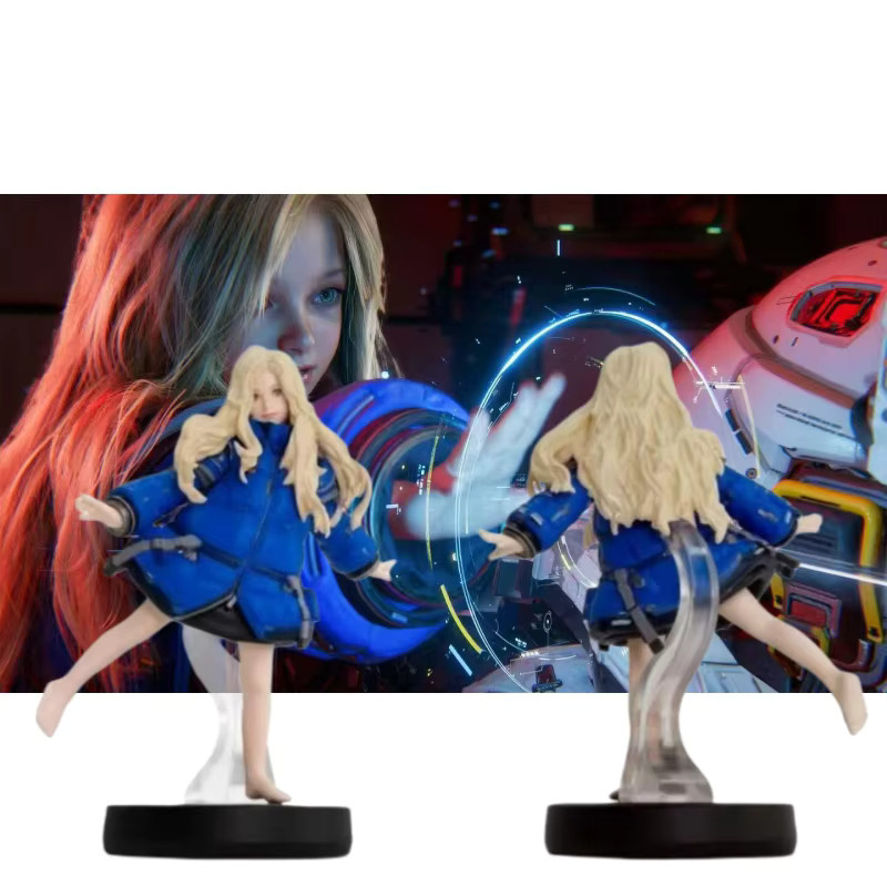 Bandai Pragmata Diana Figur, Kunststoff, Blau, Einzelfigur - Bild 3