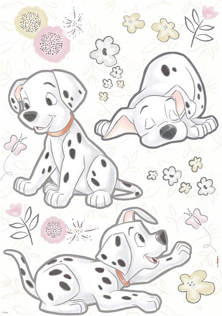 Komar Deko-Sticker Best Of Friends für Kinder, Mehrfarbig, Breite: 50 cm, Höhe: 70 cm - Bild 1