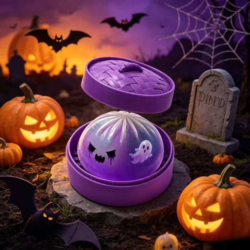 LDCX Glitzer-Halloween-Geister-Knödel, Stressabbau-Spielzeuge - Bild 2