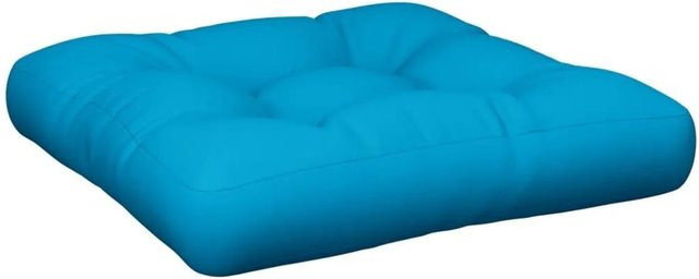 vidaXL Palettenkissen Blau aus Polyester, B/T/H: 60 x 60 x 12 cm - Bild 1