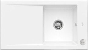 Villeroy & Boch Spüle Timeline 50 in Weiß mit CeramicPlus Beschichtung und Exzenter - Bild 1