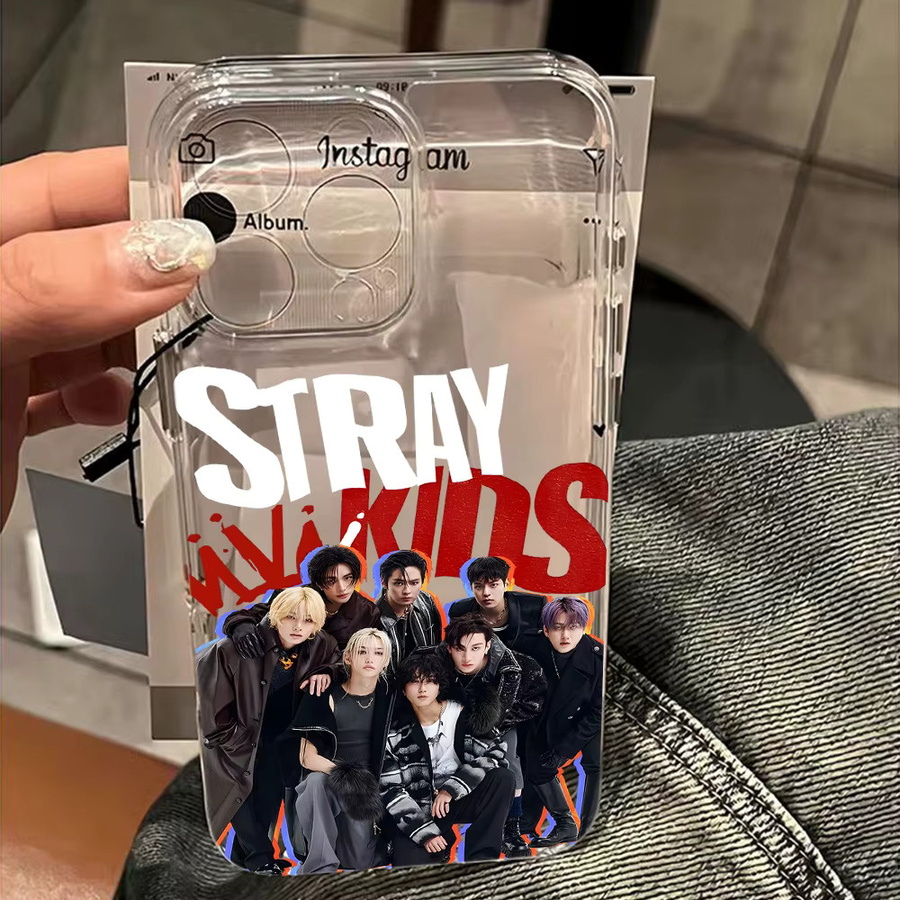 Y-Kids Handyhülle Kpop Y-Strays mit transparenter Rückseite für iPhone 17 16 15 14 13 12 11 Pro Max Mini Air Plus X XR 7 8 - Bild 3
