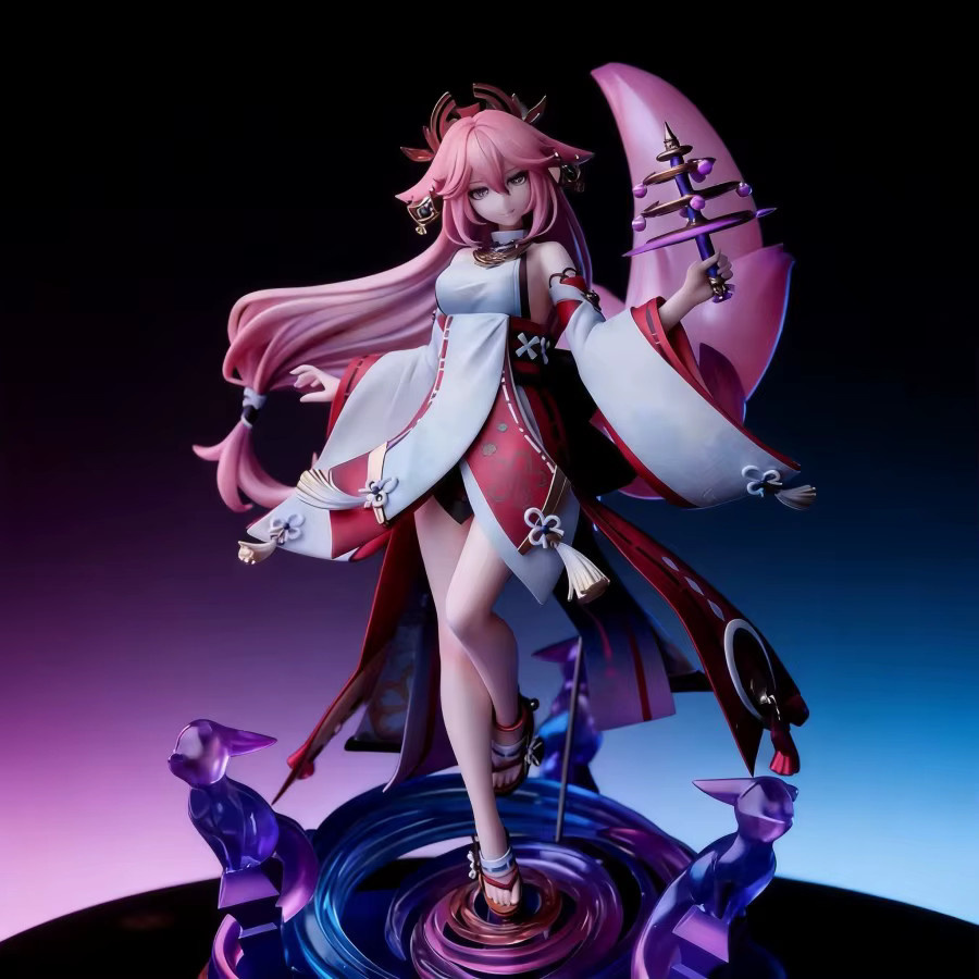 Bandai Genshin Impact Yae Miko Anime-Figur aus PVC, Höhe: 27 cm - Bild 6