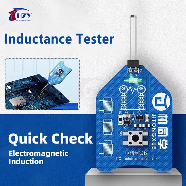 JTX CT-1 LCD-Multimeter Induktor-Tester LCR-Kapazitäts- und Widerstandsmessgerät in Blau für die PCB-Motherboard-Reparatur - Bild 1