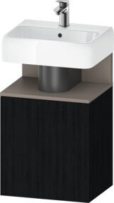 Duravit Waschtischunterschrank Qatego in Eiche und Weiss, B/T/H: 44 x 35 x 64,5 cm - Bild 1