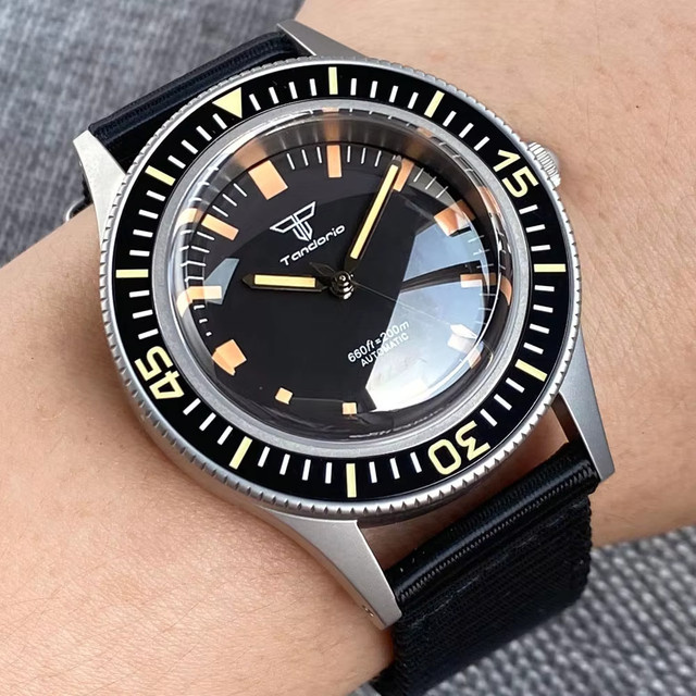 tandorio Taucheruhr, Automatik, Edelstahl, Saphirglas, Herren - Bild 1