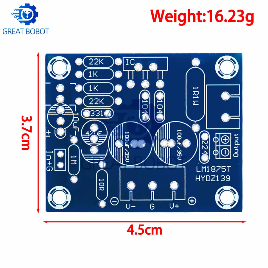 Baishundianzi LM1875T Mono Boom Level Power 30W Verstärkerplatine DIY Kit Lautsprecher Leistungsverstärker PCB - Bild 2