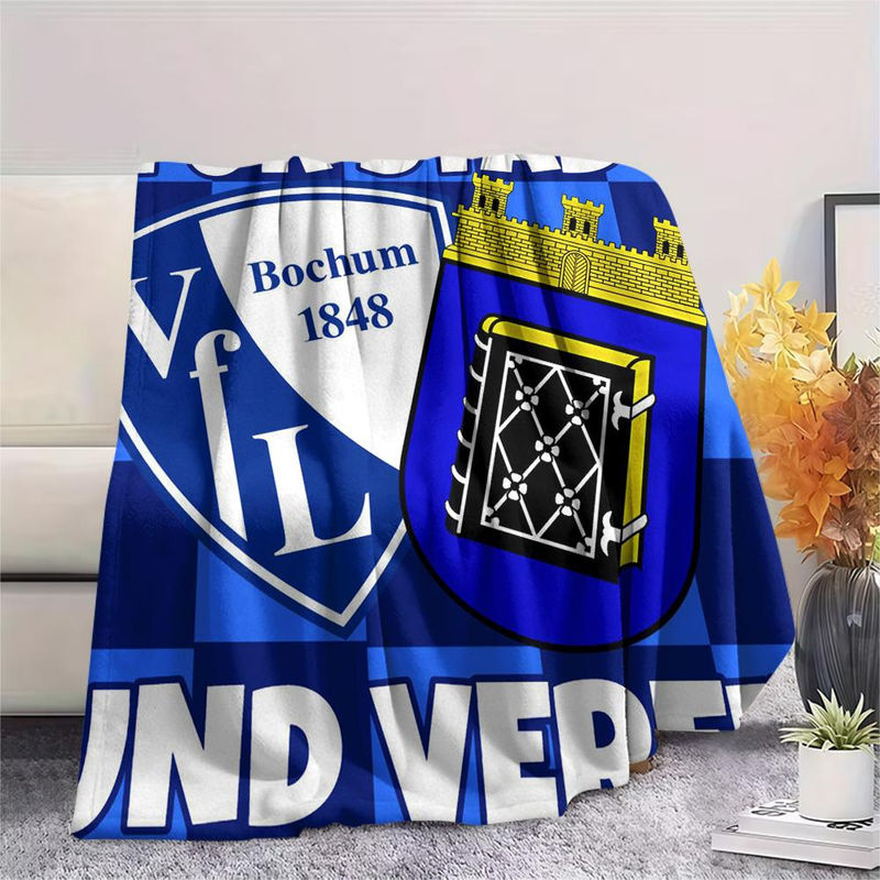 VfL Bochum 1848 Flanellblanke von On My Love Home, B/B: 80 x 120 cm - Bild 2