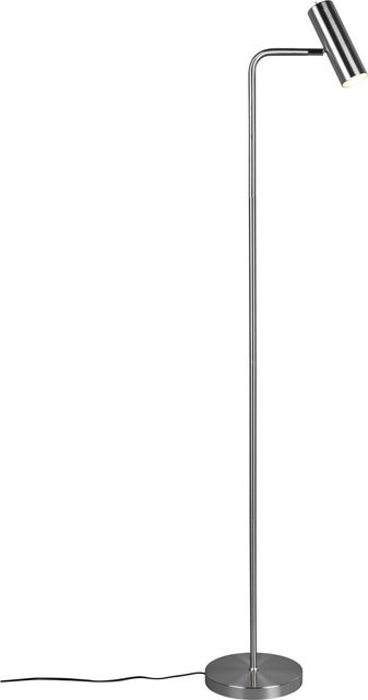 Trio Stehleuchte Marley LED-Leuchte in Nickel matt mit verstellbarem Up-Down-Licht, Höhe: 151 cm, Breite: 23 cm, Tiefe: 39 cm - Bild 1