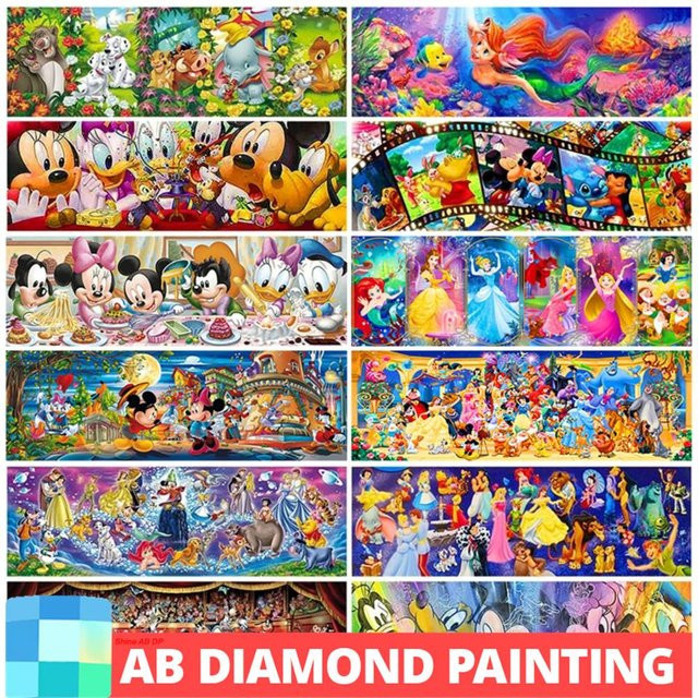 Potdemiel Diamantmalerei Nordlichter 5D Stickerei-Set als Kreuzstich-Mosaik Bild in Multicolor, Breite: 45,0 cm, Höhe: 15,0 cm - Bild 1