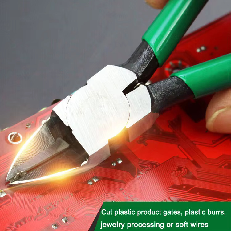 LAOA Präzisions-Seitenschneider Elektriker-Schere aus Chrom-Vanadium-Stahl - Bild 3