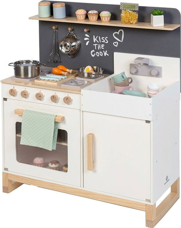 Musterkind Kinderküche Linum aus Holz in Weiß - Bild 2