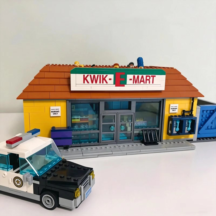 LEGO Virginia Kwik-E-Mart Convenience Supermarket, Baustein-Puzzle-Modell, 2179 Teile, ab 14 Jahren - Bild 3