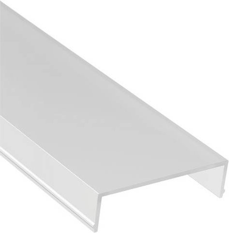 Barthelme Profil-Cover für LED-Profile aus Kunststoff in Weiß, U-Form - Bild 1