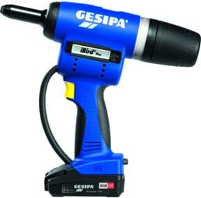Gesipa Akku-Blindnietsetzgerät iBird Pro 8-teilig in Blau mit 20000N Kraft und L-Boxx - Bild 1