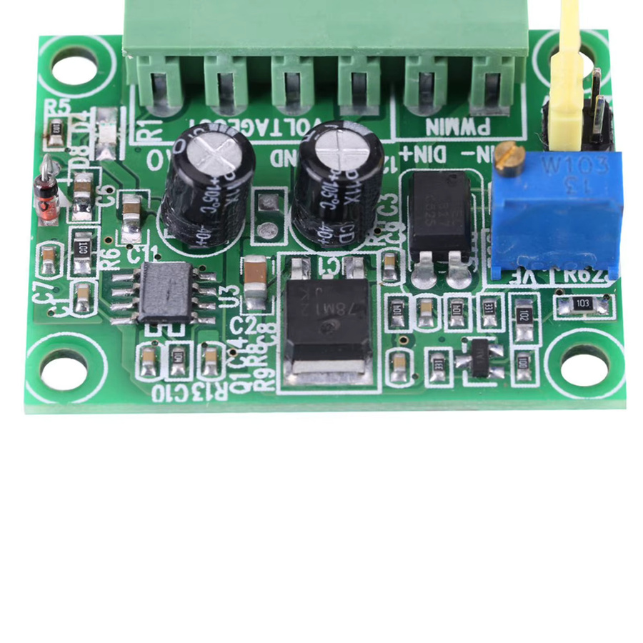 PWM-Signal-zu-Spannung-Wandler Modul 0-10V Digital-Analog-Platine 1-3kHz in Grün - Bild 3