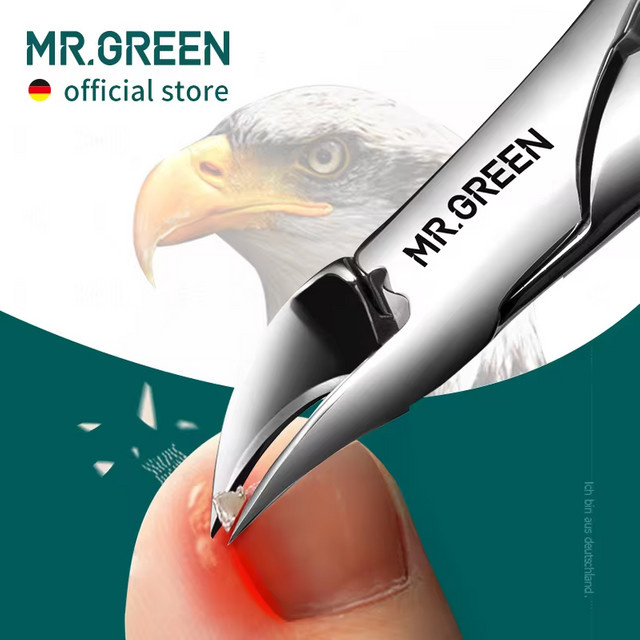 MR.GREEN Zehennagelknipser, Edelstahl, Glänzend, Unisex - Bild 1
