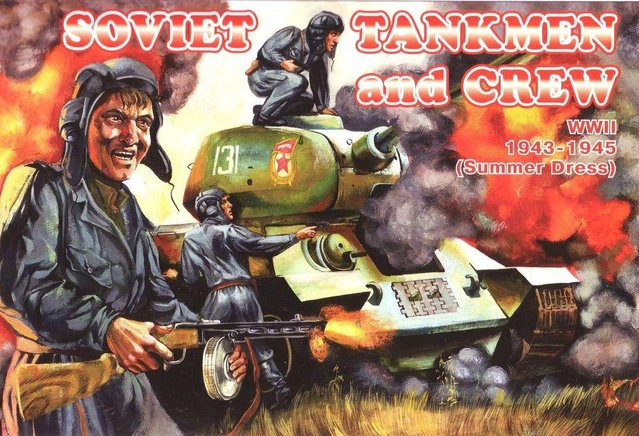 Orion Soviet tankmen and crew, 1943-1945, Einzelfigur, 1:72 - Bild 1