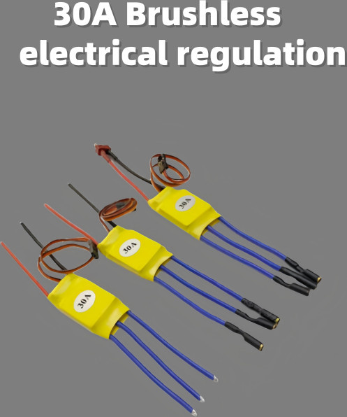 KePaQi Bürstenloser ESC 2-4S LiPo Elektronischer Geschwindigkeitsregler mit 5V BEC - Bild 1
