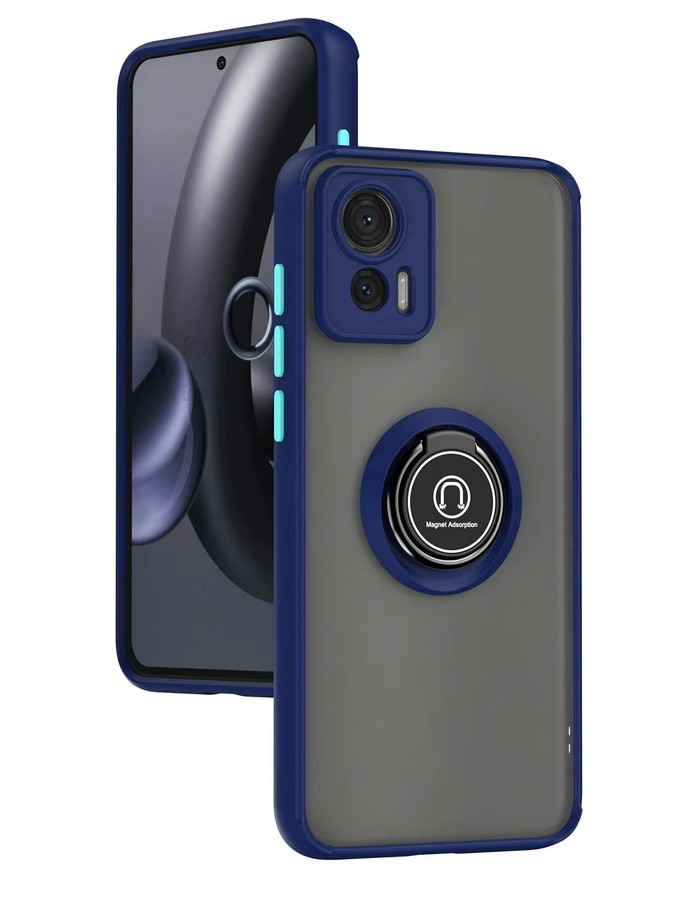 Stoßfeste Schutzhülle für Motorola Edge 30, Edge 50 Fusion, Edge 50 Pro, Edge 50 Ultra und Edge 30 Neo mit Ring-Ständer in Grün - Bild 6