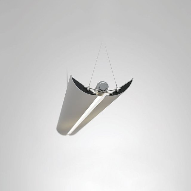 Belux UpDown LED-Pendelleuchte aus Aluminium in Weiß mit warmweißem Licht (2700K) - Bild 1