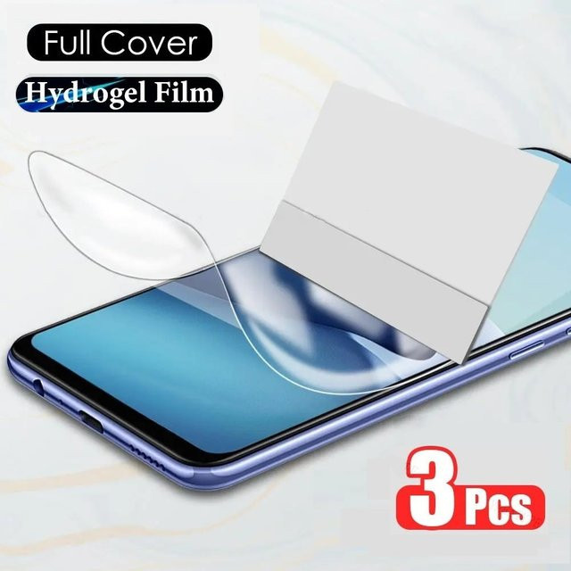 3er-Set Hydrogel Displayschutzfolien für Oppo A5 PKQ110 CPH2727 Energy Edition Pro, A5 5G CPH2735 und A5 Pro 5G CPH2695, transparent - Bild 1