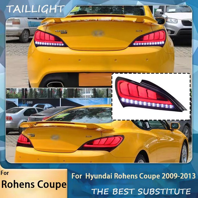 Rücklicht für Hyundai Genesis Coupe 2009-2013 in Rot mit Bremslicht, Rückfahrlicht und Blinker - Bild 1