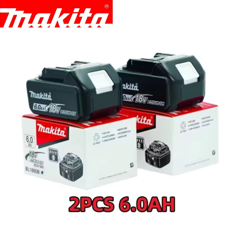 Makita 18V LXT Akku BL1860B mit 6 Ah in Schwarz für Elektrowerkzeuge - Bild 6
