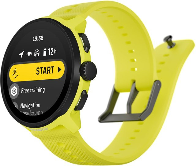 Suunto Run Sportuhr in Lime Green/Yellow mit GPS, Herzfrequenzmessung und Schlaftracking - Bild 1