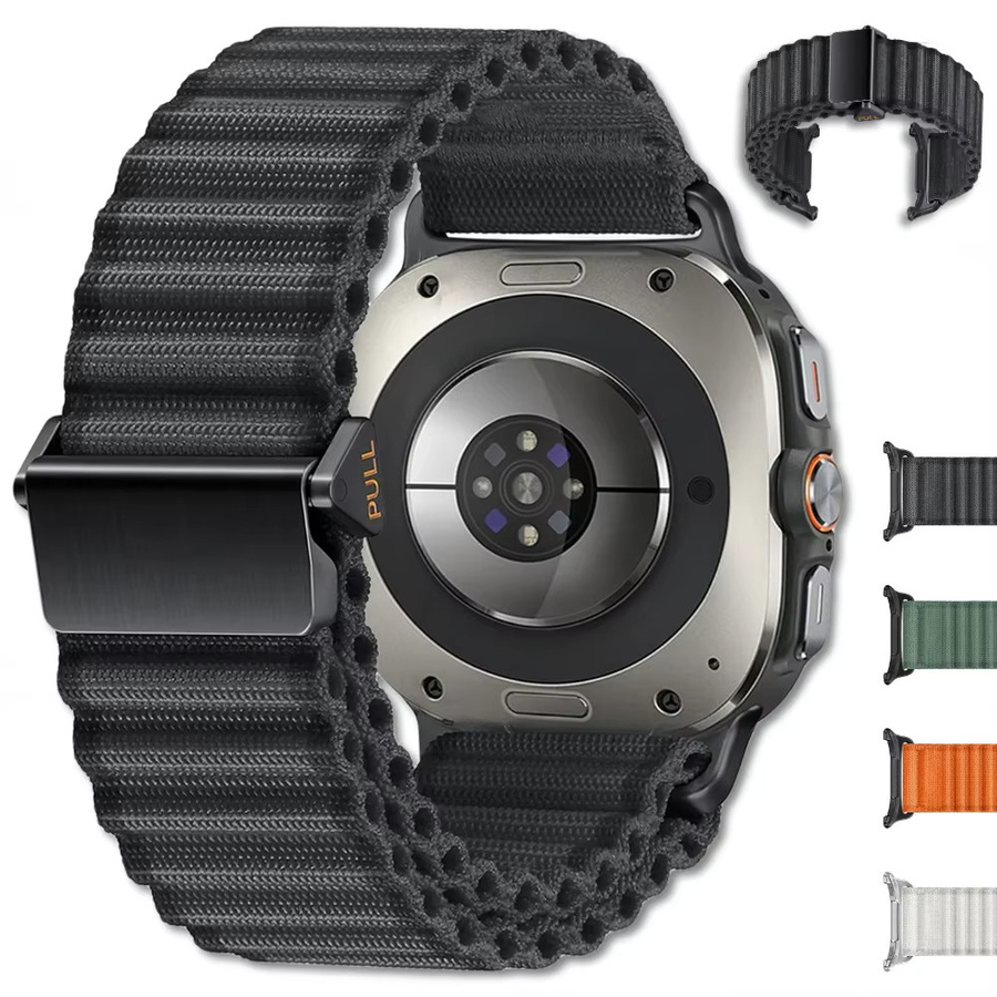 CHIICSMART Uhrenarmband Trail Strap, Textil/NATO, Schwarz, Unisex - Bild 2