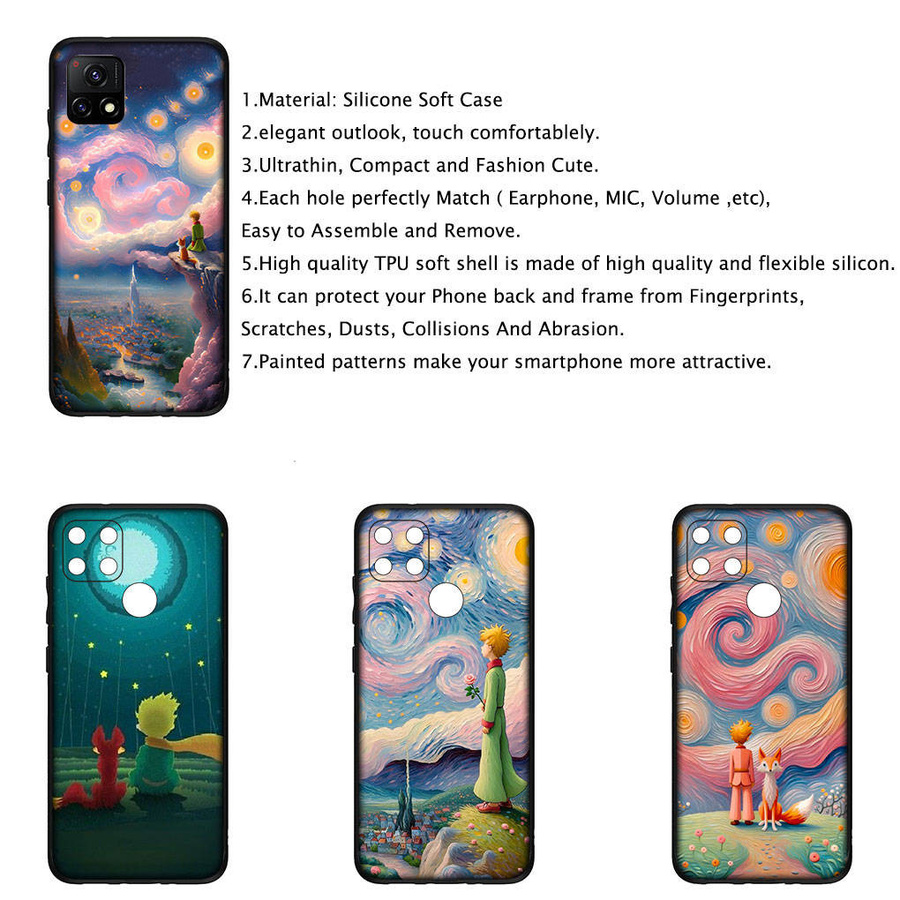 Handyhülle Der kleine Prinz von MINISO für Redmi Note 12 5G, Farbe: Natur/Mehrfarbig - Bild 4