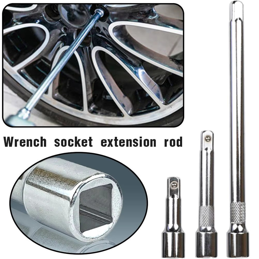 Steckschlüssel-Verlängerungsstange 1/2 Zoll in Silber, verfügbare Längen: 75 mm, 125 mm oder 250 mm - Bild 2