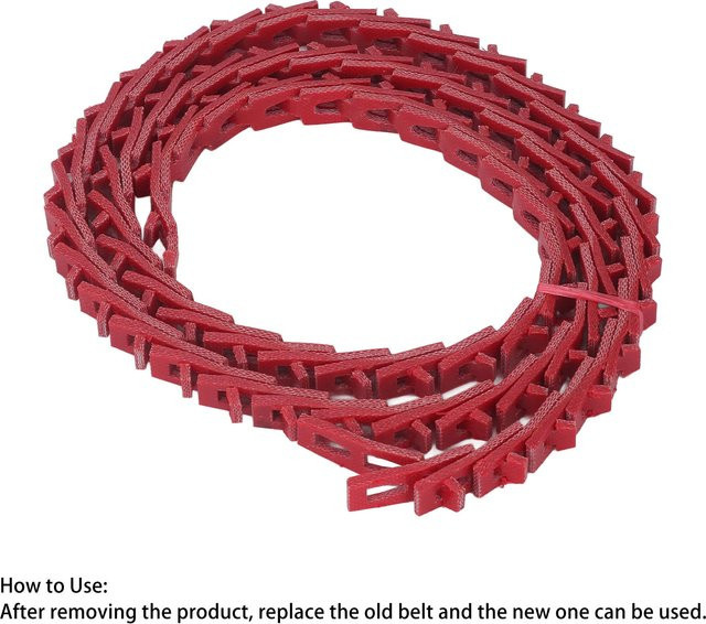 Power Twist Keilriemen Typ A in Rot, Breite: 13 mm, Länge: 1200 mm, Antriebsriemen für Drehmaschinen und Tischkreissägen - Bild 1