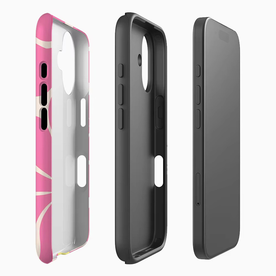 Potdemiel Pop Flower Handyhülle für iPhone 17 16 15 14 13 Pro Max Plus, magnetisch, robust, pink - Bild 2