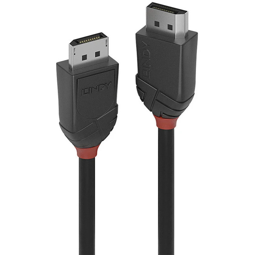 Lindy DisplayPort Kabel Black Line Schwarz 1,00 m - Bild 2