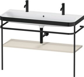 Duravit Möbelwaschtisch-Kombi Happy D.2 Plus in Weiß, Tau matt, B: 117,5 cm, T: 49 cm - Bild 1