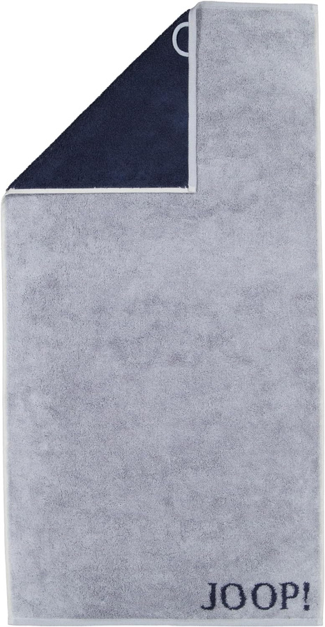 Joop! Duschtuch Classic Doubleface aus Baumwolle in Denim Blau, B: 80 cm, L: 150 cm - Bild 1