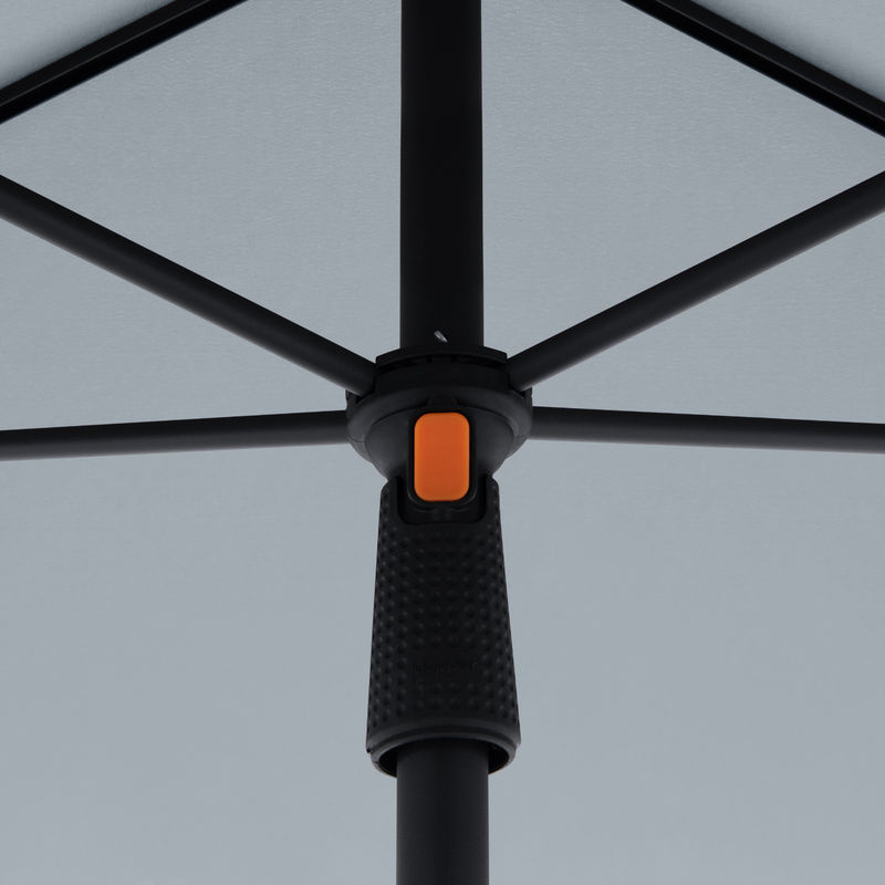 Doppler Sonnenschirm myZONE Mittelstockschirm Manual, hellgrau, B: 190 cm, T: 125 cm - Bild 3
