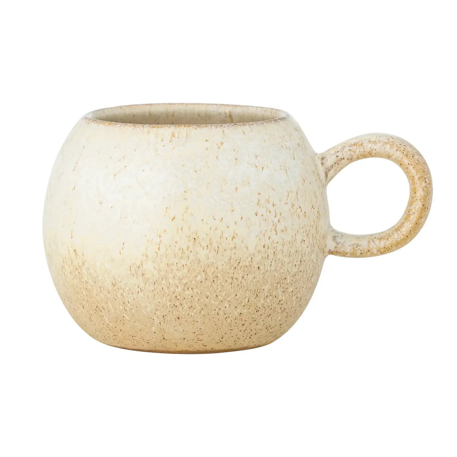 Bloomingville Becher Steingut Paula Natur 410ml - Bild 1