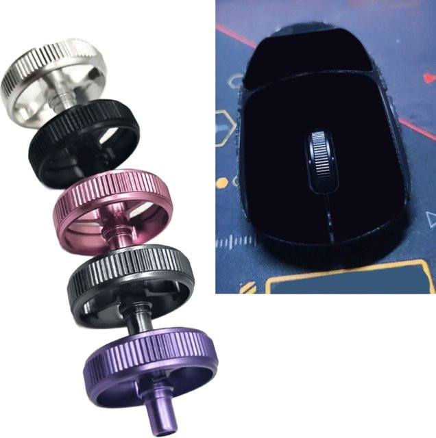 XINYUANSHUNTONG Metall-Scrollrad für GPRO Wireless und GPROX Superlight Maus in Purple - Bild 1