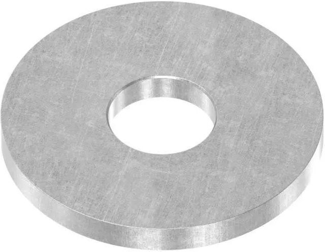 FeNau Ronde Stahl Roh Ø 42,4 mm mit Bohrung Ø 14,2 mm und 4,0 mm Wandstärke in Silber - Bild 1