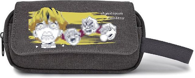 Anime Demon Slayer Federmäppchen Grau als Stifteetui und Kosmetiktasche für Studenten - Bild 1