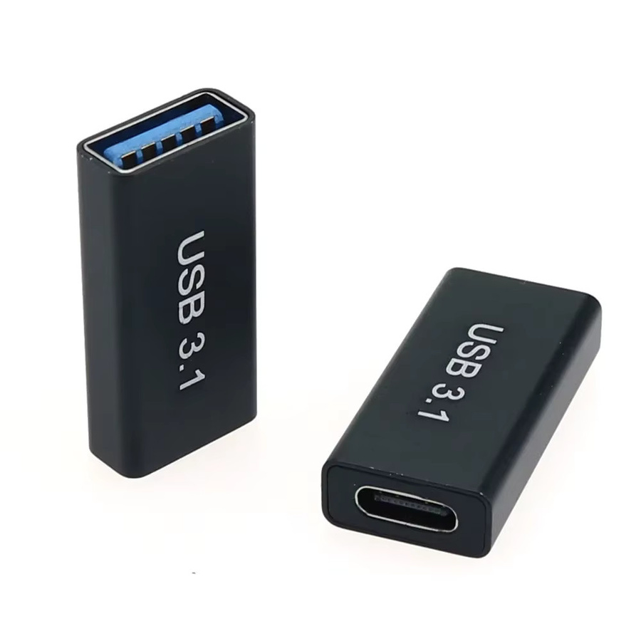 BSN USB 3.0 auf USB Typ C Adapter Buchse zu Buchse in Schwarz - Bild 3