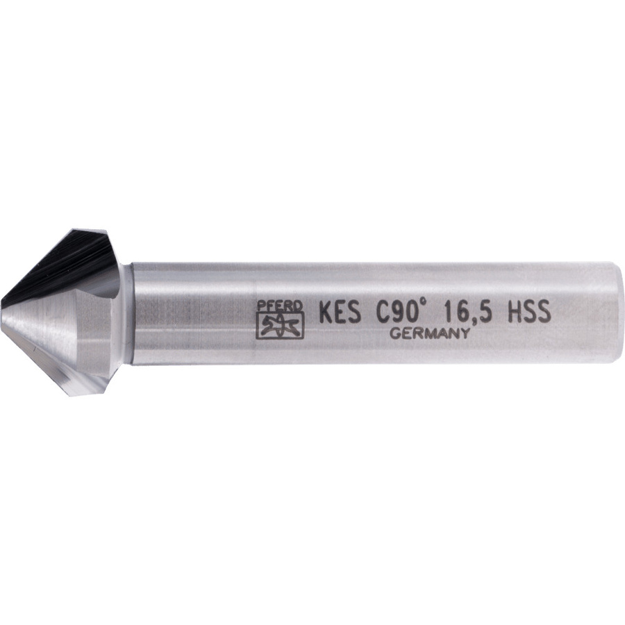 PFERD Kegelsenker und Entgratsenker aus HSS mit 90 Grad Winkel, Durchmesser 16,5 mm, Farbe Silber - Bild 3