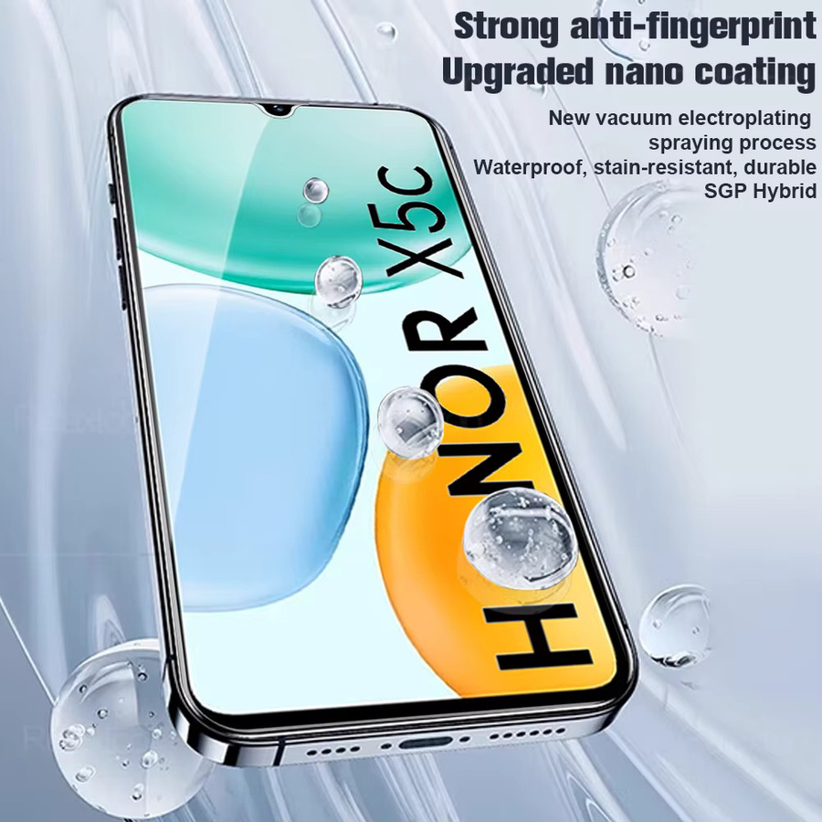 2er-Set Gehärtetes Glas für Honor X5c und Honor X5c Plus, Transparenter Displayschutz - Bild 2