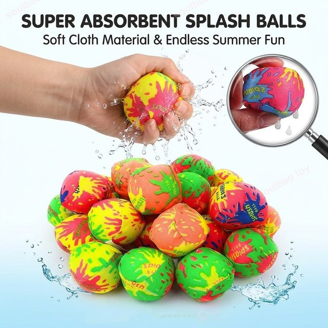 soulbao Wurfballtücher, Wasserspielzeuge, Bunt / Mehrfarbig, 20-teiliges Set - Bild 1