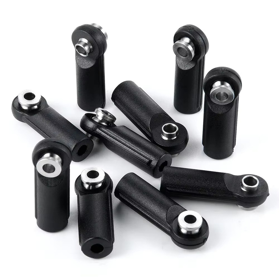 YEAHRUN M4 Stangenenden Kunststoff-Verbindungskugeln, 10-teiliges Set, Schwarz - Bild 5